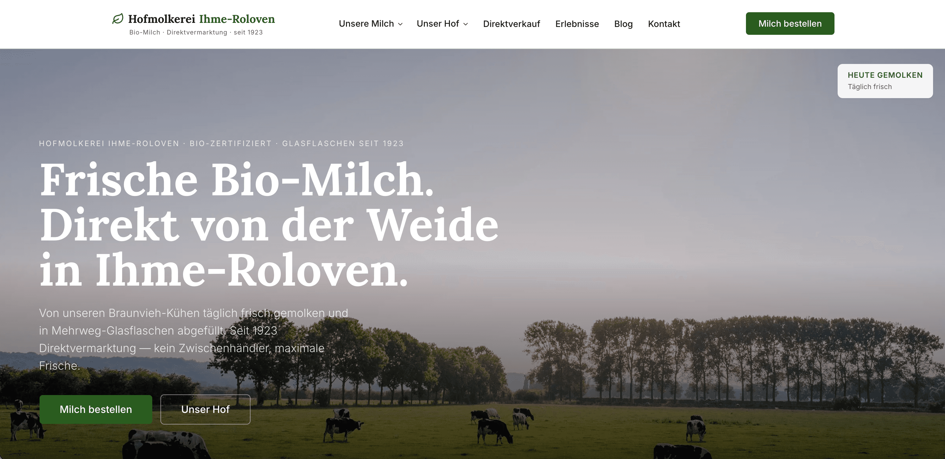 Website-Vorschau — Gartenbau